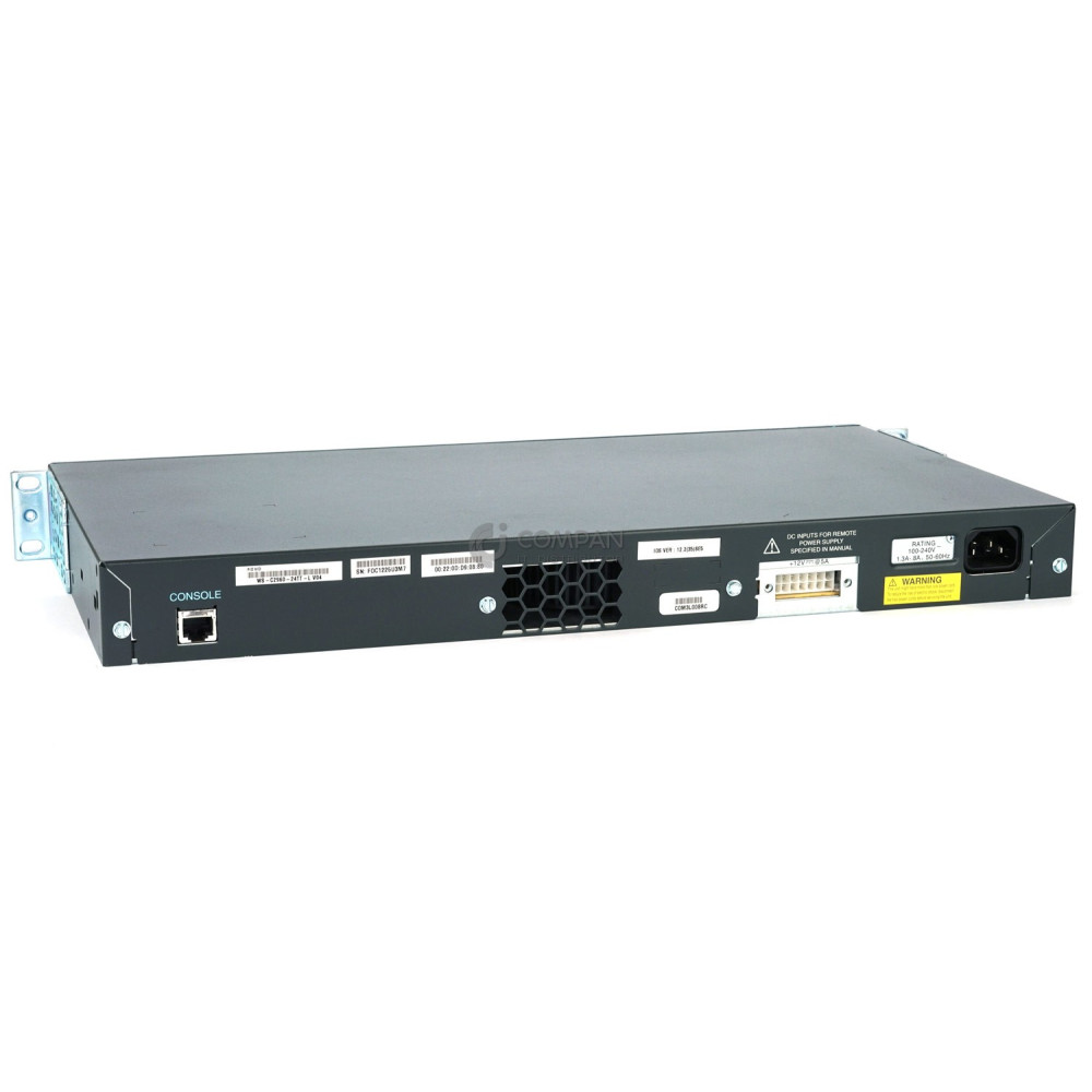 WS-C2960-24TT-L CISCO CATALYST 2960 24-PORT 10/100 ETHERNET SWITCH