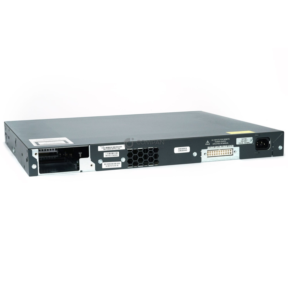 WS-C2960S-48FPS-L CISCO CATALYST 2960-S 48-PORT 1GB ETHERNET 4-PORT 1GB SFP