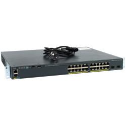 WS-C2960X-24PD-L CISCO CATALYST 24 PORT 1GB 370W POE 2-PORT 10GB SFP+ SWITCH
