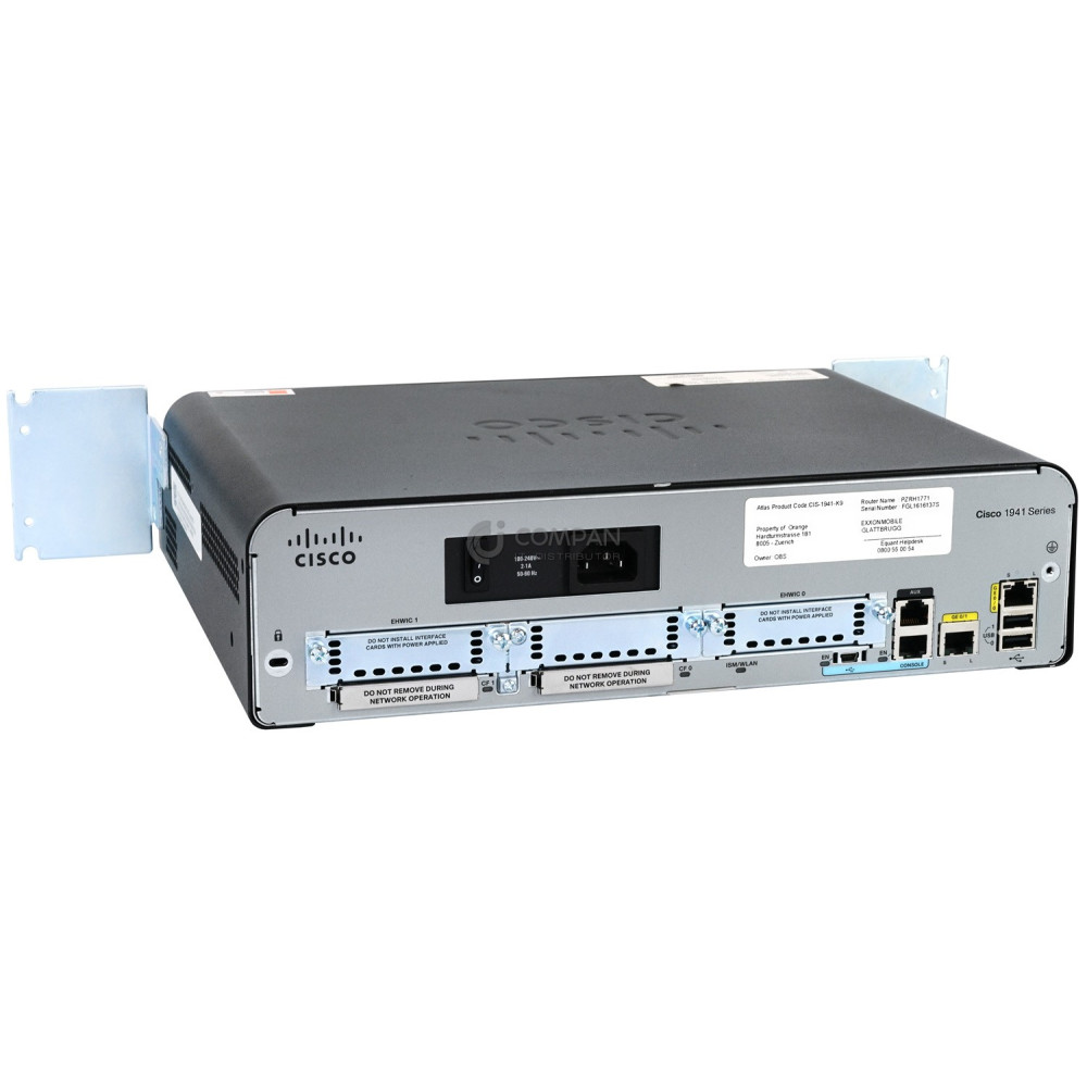 CISCO1941-K9 CISCO 1941 INTEGRATED SERVICES ROUTER