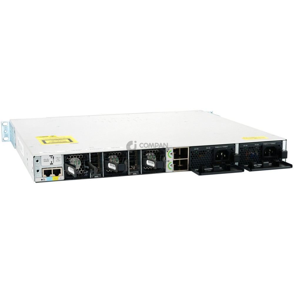 C9300-48P-E CISCO CATALYST 9300 48-PORT 1GB RJ-45 POE+ STACKABLE SWITCH