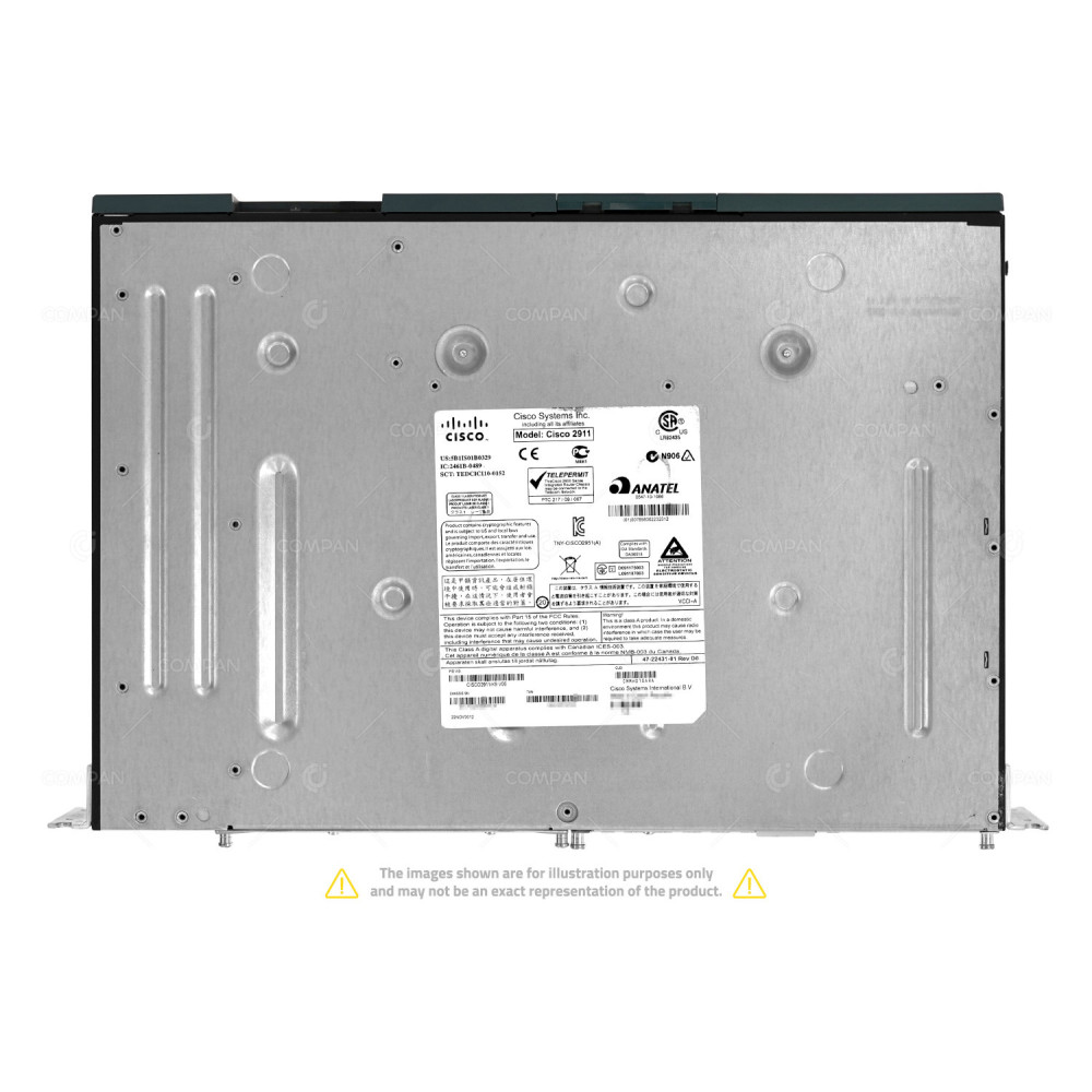 CISCO2911-K9  CISCO 2911 ETHERNET INTEGRATED SERVICES ROUTER
