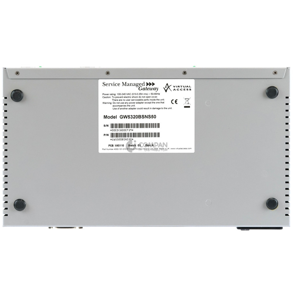GW5000 VIRTUAL ACCESS GW5000 SERIES 4-PORT ETHERNET SERVICE MANAGED GATEWAY