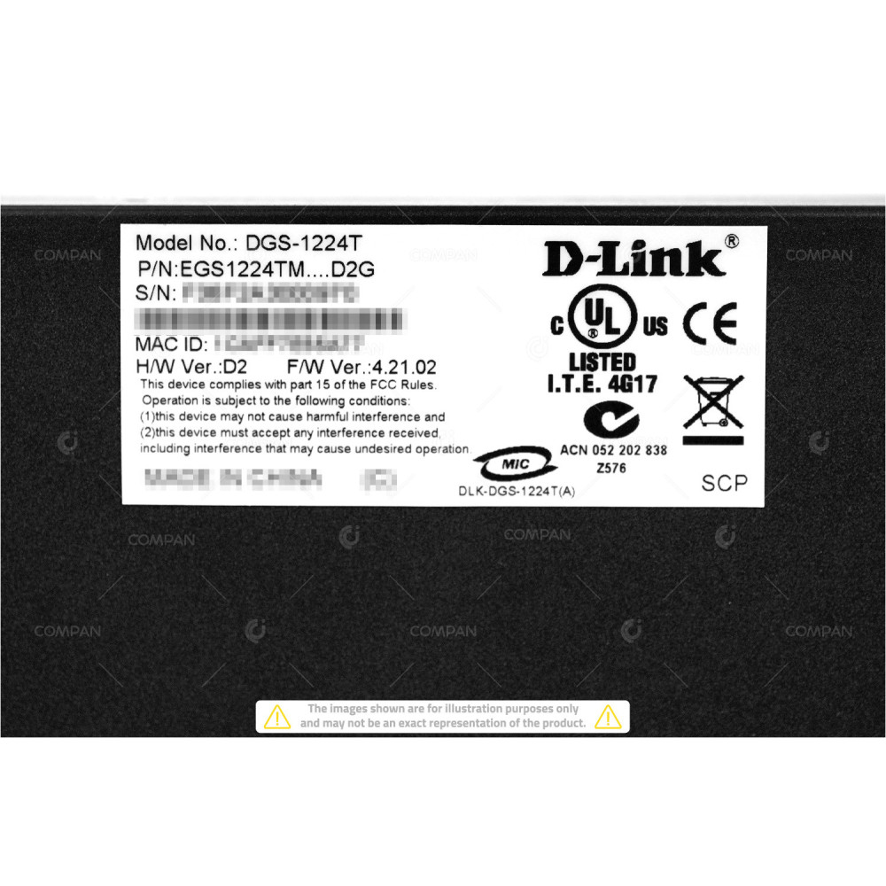 D-LINK DGS-1224T 24 PORT 1GB ETHERNET 2 PORT 1GB SFP WEB SMART SWITCH