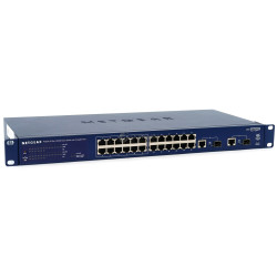 FS726TP NETGEAR PROSAFE FS726TP 24-PORT 100MB RJ-45 2-PORT 1GB SFP/RJ-45 SWITCH