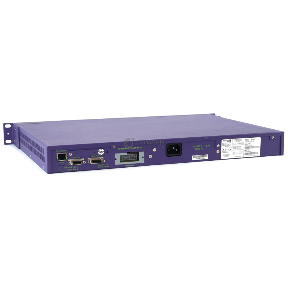 15105 EXTREME NETWORKS SUMMIT X250E-24P 24-PORT 1GB ETHERNET SWITCH