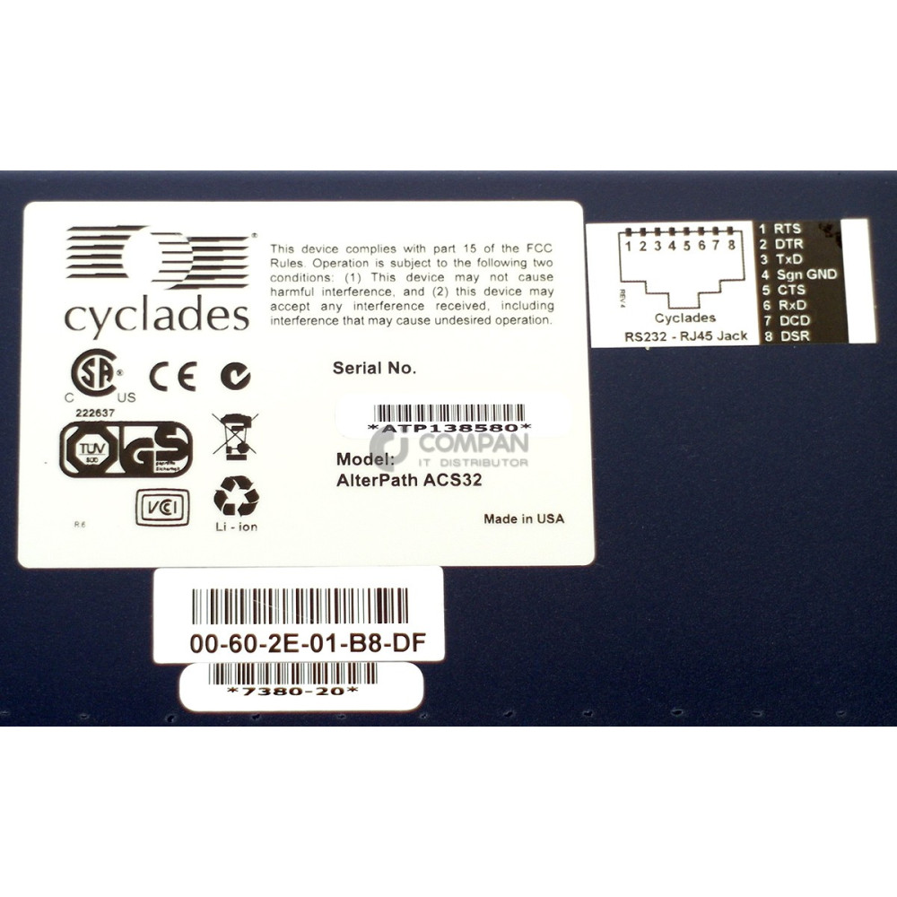 ACS32 AVOCENT ALTERPATH 32-PORT ADVANCED CONSOLE SERVER