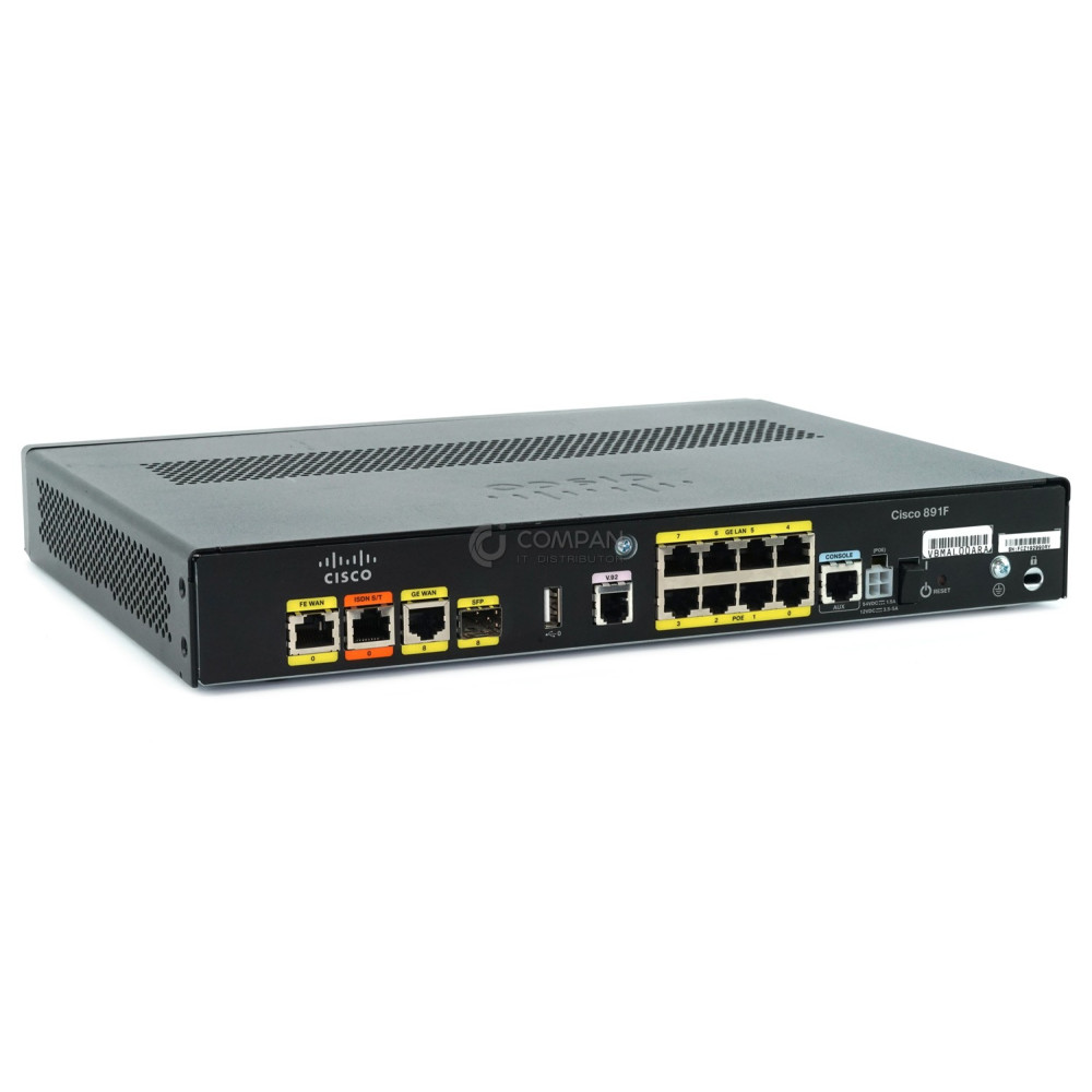 C891F-K9 CISCO 891 GIGABIT ETHERNET SECURITY ROUTER 800-40133-01