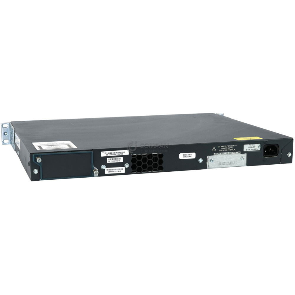 WS-C2960S-48LPS-L CISCO CATALYST 2960-S 48-PORT 1GB ETHERNET 4-PORT 1GB SFP 370W POE SWITCH WS-C2960S-48LPS-L CISCO 2960S