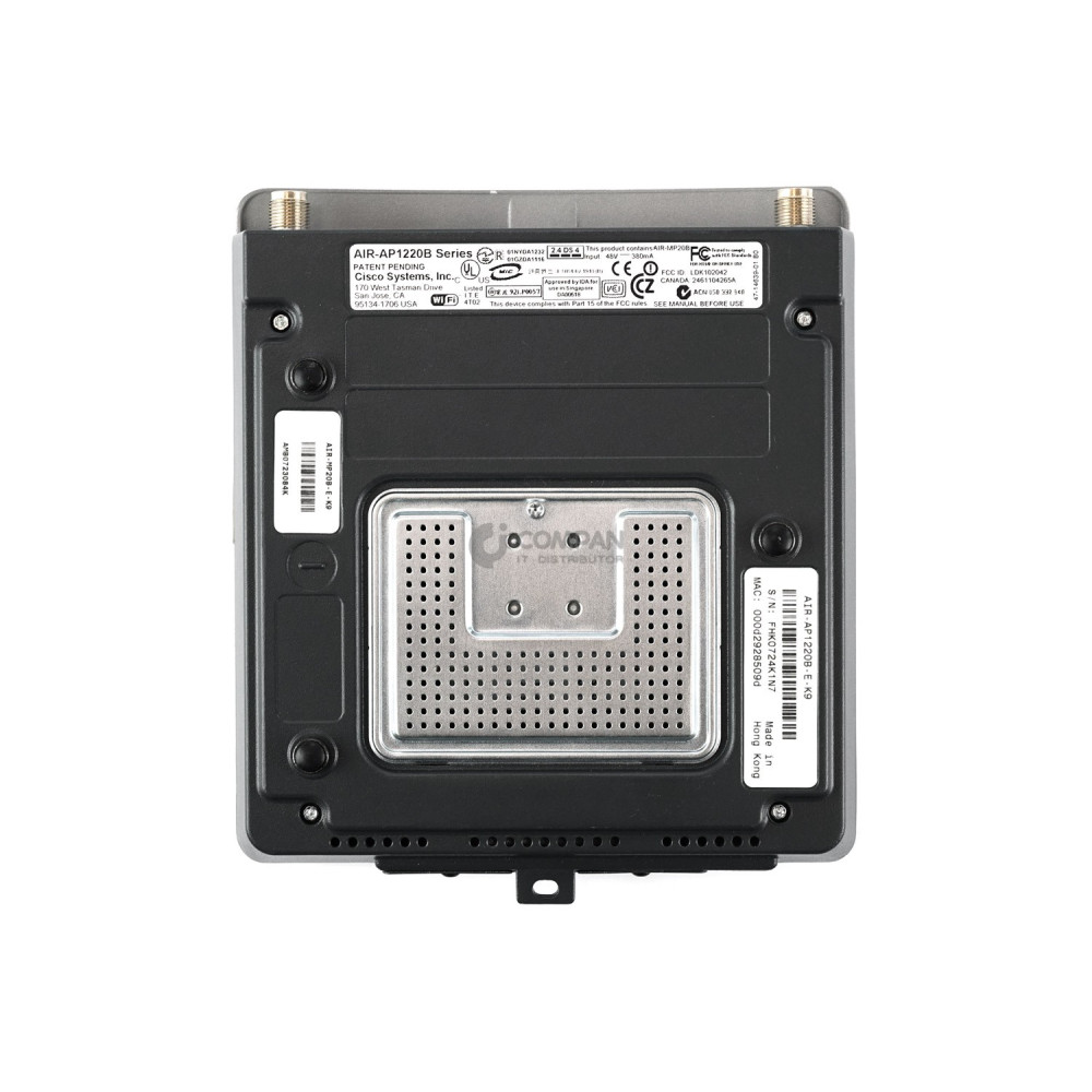 AIR-AP1220B-E-K9 CISCO AIRONET 1220 WIRELESS ACCESS POINT AIR-AP1220B-E-K9 AIR-MP20B-E-K9