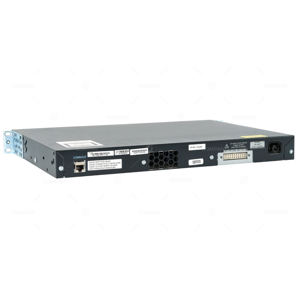 WS-C2960+48PST-L CISCO CATALYST 2960 48 PORT 100MB ETHERNET POE 2 PORT 1GB SFP SWITCH
