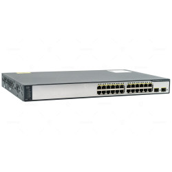 WS-C3750V2-24PS-S CISCO CATALYST 3750 V2 24 PORT 100MB 2 PORT 1GB SFP SWITCH