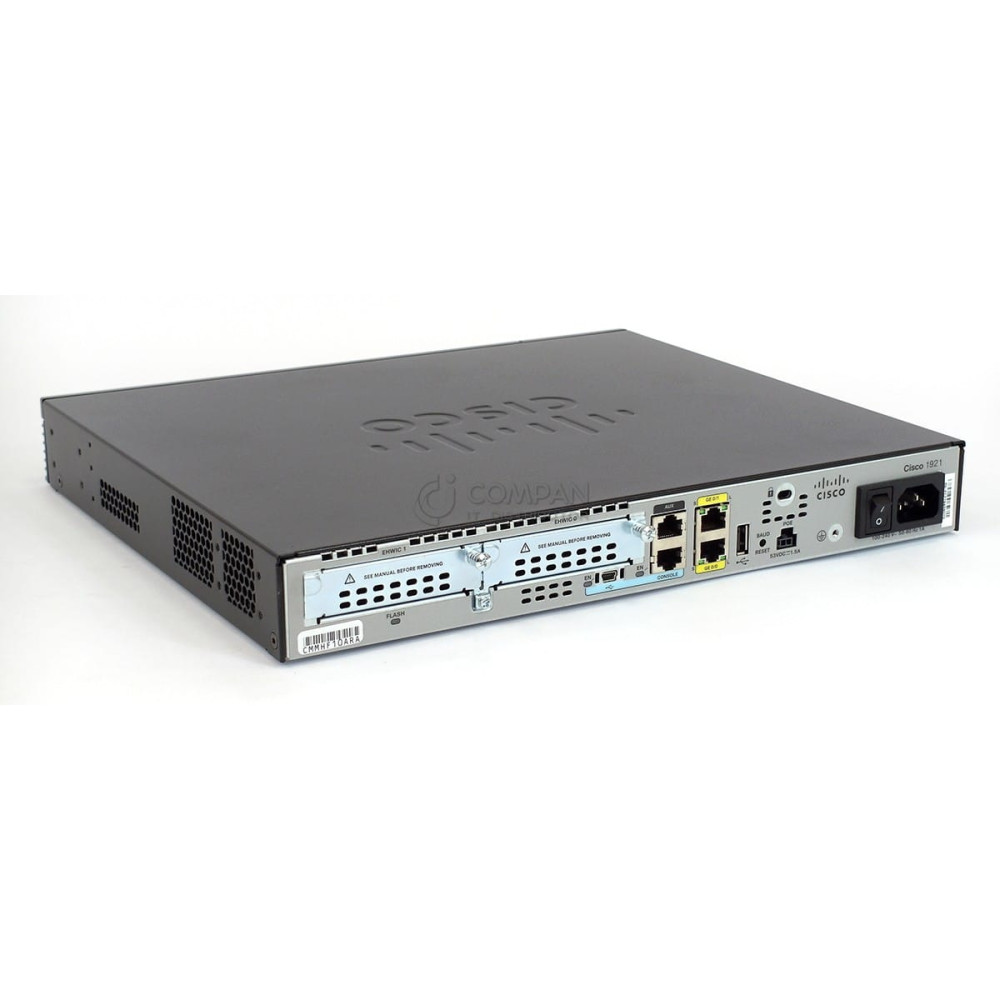 CISCO1921-K9 CISCO 1900 SERIES MODULAR ROUTER 2GE 2EHWIC 10/100/100 81-03829-S