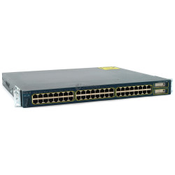 WS-C3550-48-EMI CISCO CATALYST 3550 48 PORT 100MB RJ-45 2 PORT 1GB GBIC SWITCH