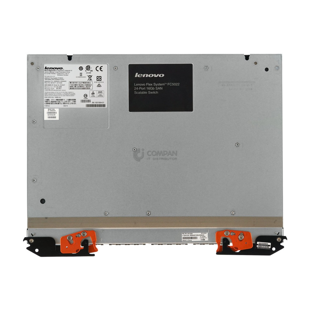 00Y3329 LENOVO 24-PORT SFP+ 16GB FC SAN SCALABLE SWITCH FOR LENOVO FLEX SYSTEM