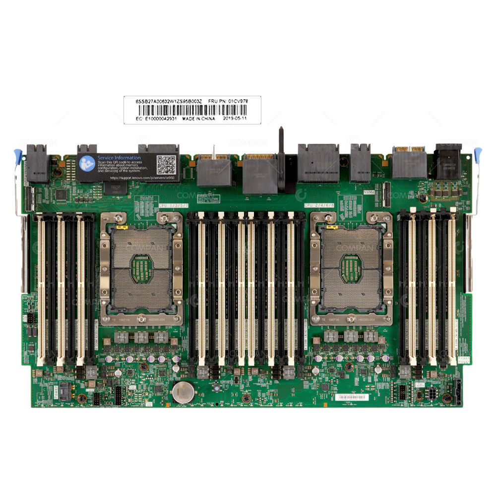 01CV978  LENOVO MAINBOARD SOCKET LGA3647 24 DDR4 RAM SLOTS FOR SR950