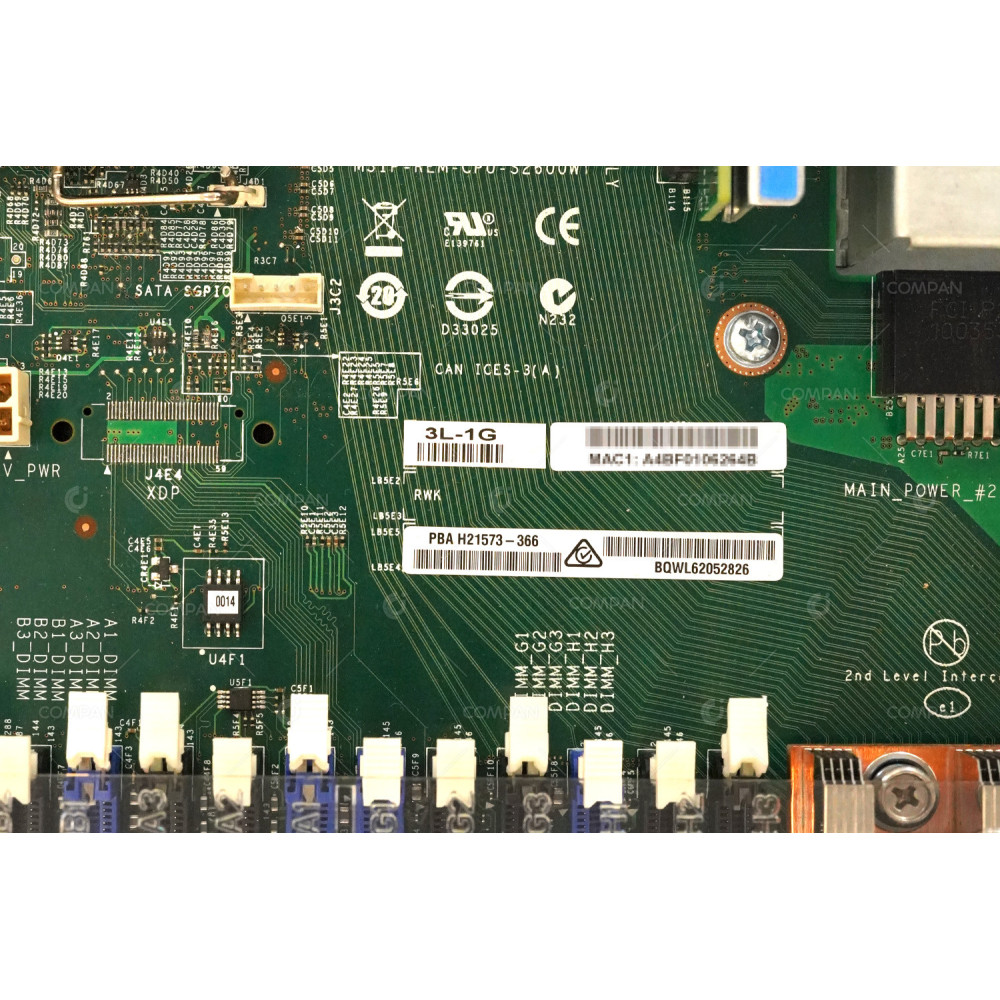 H21573-366  INTEL MAINBOARD SOCKET LGA2011 24DDR4 SLOTS FOR  R1208WT2GSR