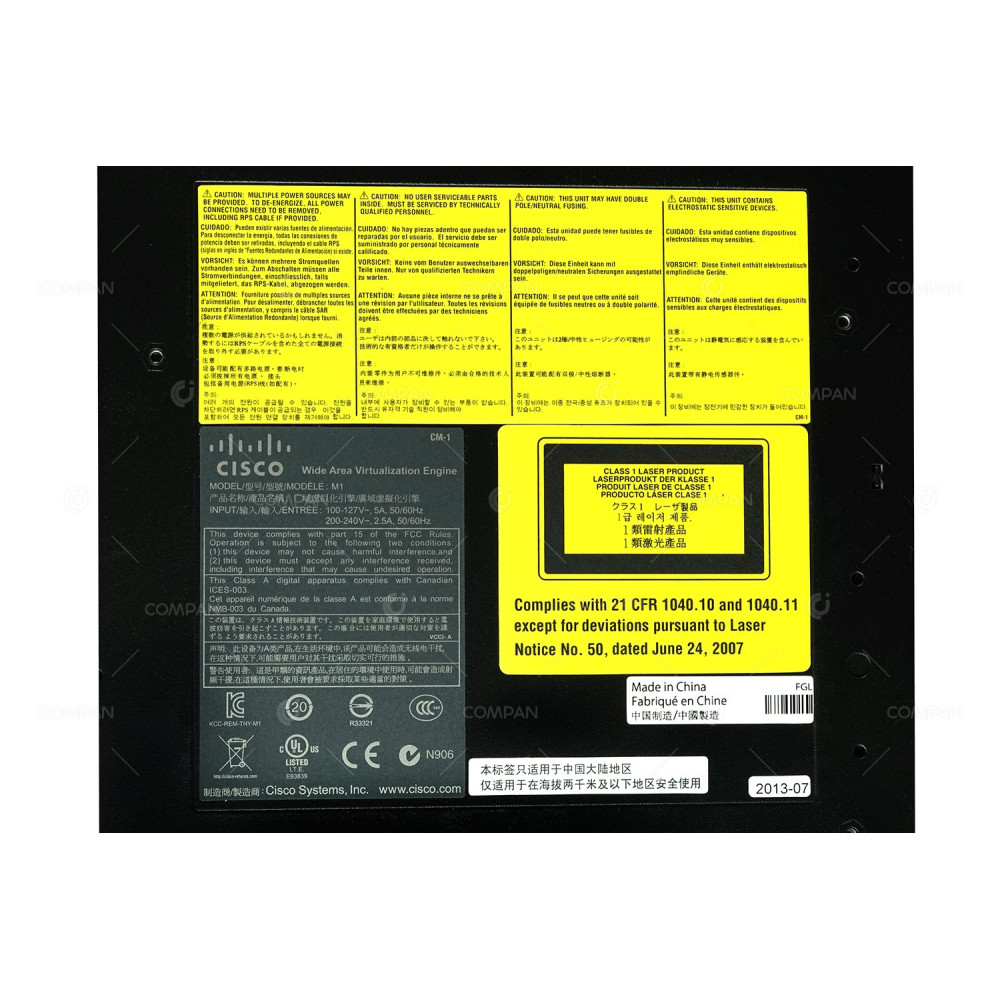 WAVE-594-K9 CISCO M1 WIDE AREA VIRTUALIZATION ENGINE 549 2 PORT 1GB ETHERNET