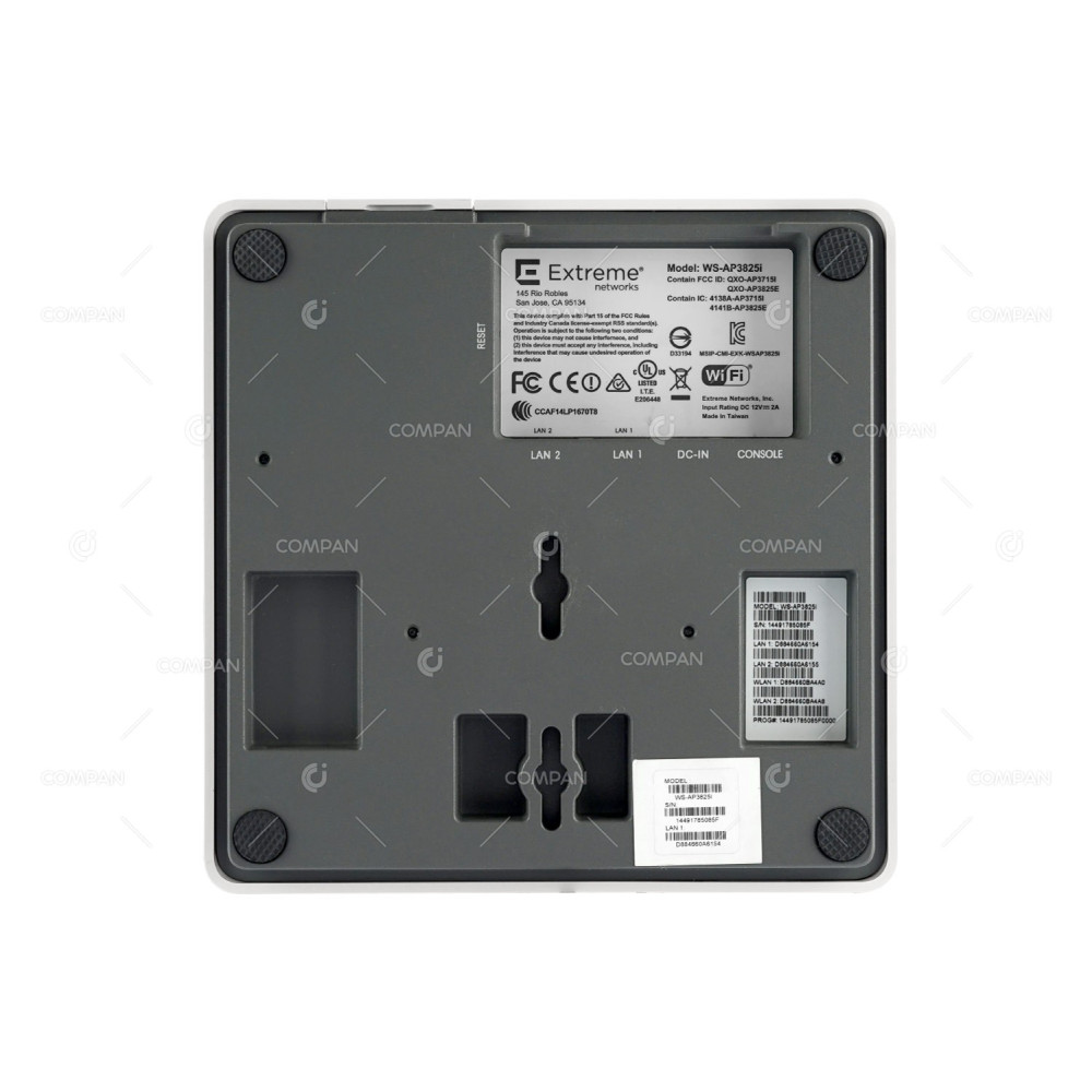 WS-AP3825I EXTREME NETWORKS WS-AP3825I INDOOR ACCESS POINT W/ INTERNAL ANTENA