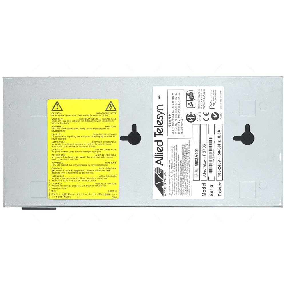 FS705 ALLIED TELESYN 5 PORT 100MB ETHERNET UNMANAGED SWITCH  -