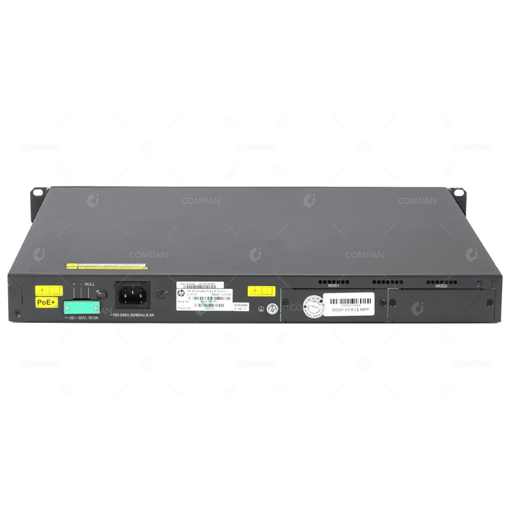 JG237A HP A5120 48 PORT 1GB ETHERNET POE+ 4 PORT 1GB SFP SWITCH