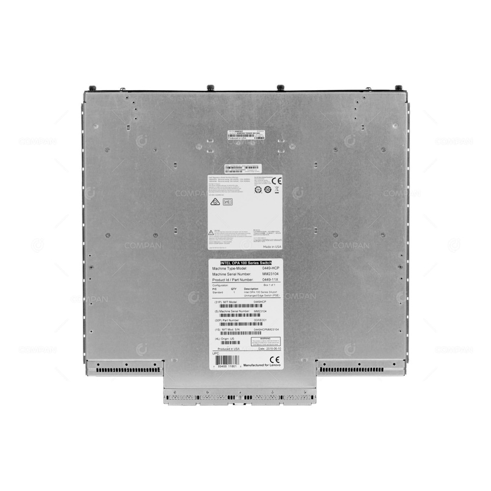 0449-HCP LENOVO INTEL OPA  100 SERIES 24 PORT 100GB QSFP28 PORT SIDE EXHAUST SWITCH