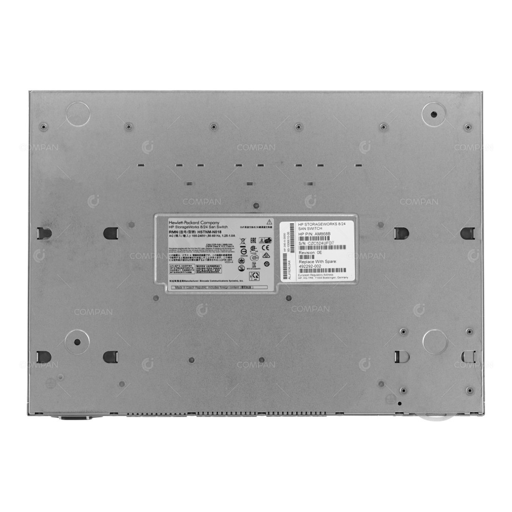 AM868B HP STORAGEWORKS 8/24 24 PORT (24 ACTIVE) SFP 8GB FC SWITCH