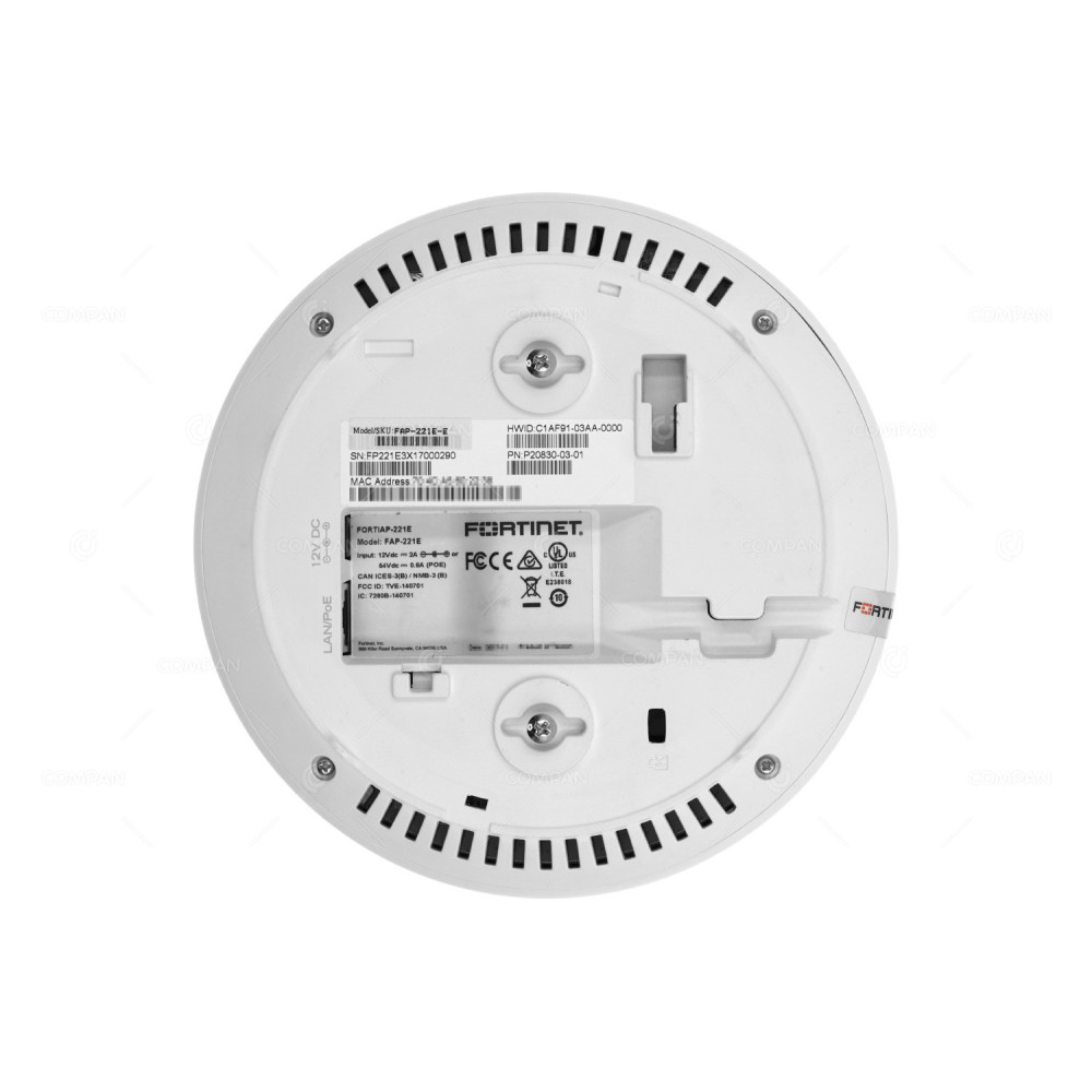 FORTIAP-221E FORTINET 2X2 INDOOR DUAL-RADIO ACCESS POINT 802.11AC