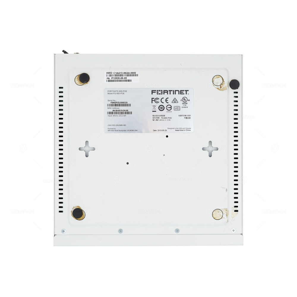 FG-90D-POE FORTINET 16 PORT 1GB ETHERNET 4 POE PORTS WITHOUT AC ADAPTER