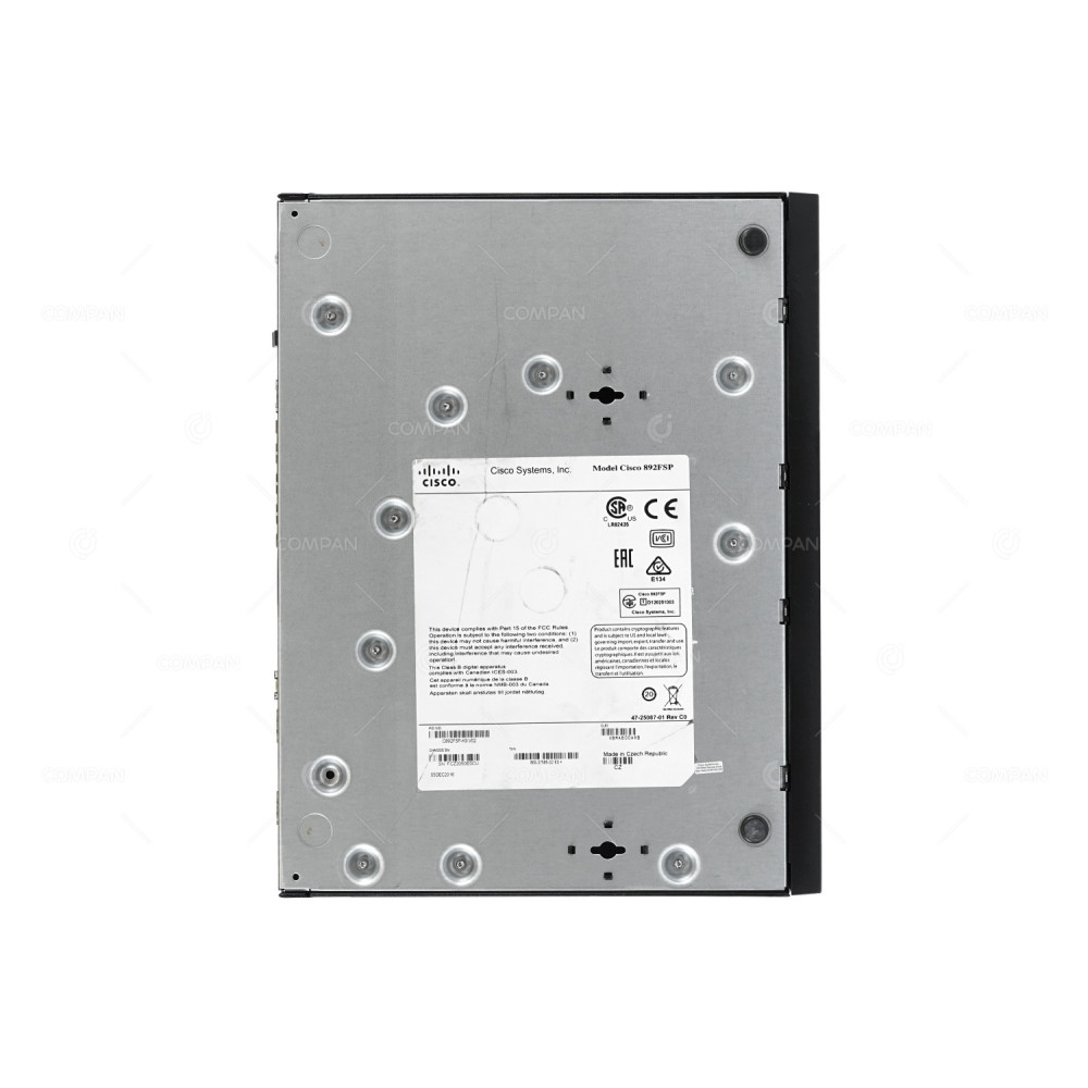 C892FSP-K9 CISCO 892 10 PORT 1GB RJ-45 1 PORT 1GB SFP SECURITY ROUTER