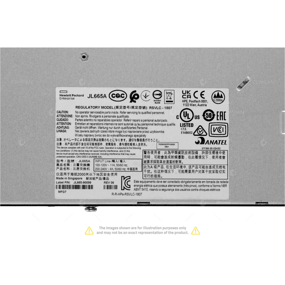 Aruba JL665A 48x RJ-45 1Gb 4x SFP56 50Gb - Power over Ethernet Switch