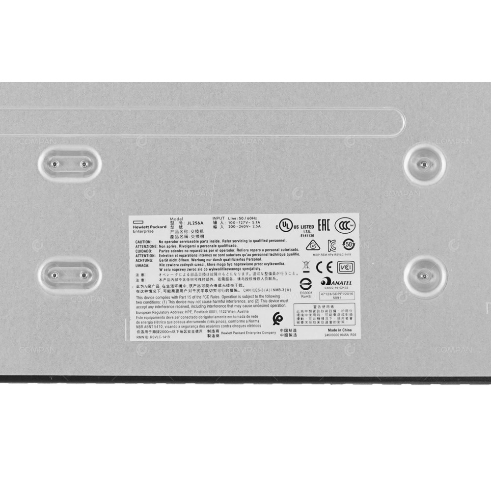 HPE Aruba JL256A 48x RJ-45 1G 4x SFP+ 10G PoE Switch / HPE Parts Exchange Support