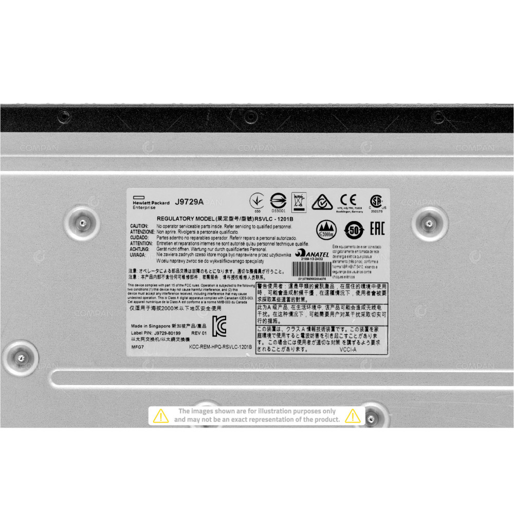 Aruba J9729A 48x RJ-45 1G 4x SFP 1G Power over Ethernet Switch