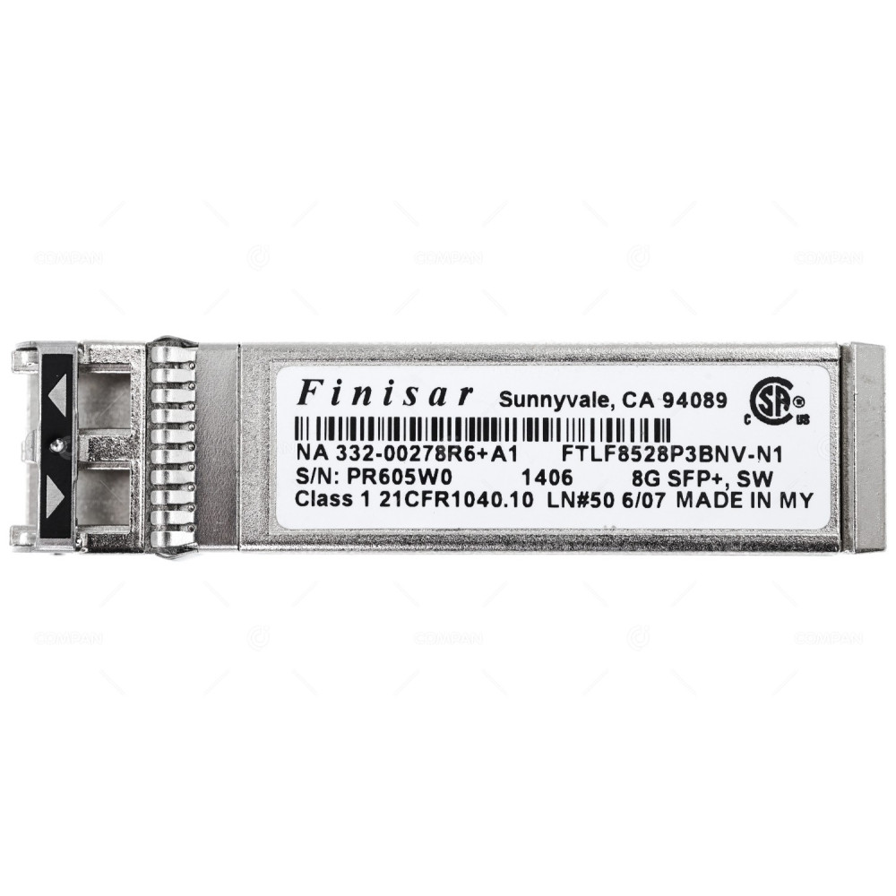 332-00278R6 NETAPP 8GB FC SW SFP+ OPTICAL TRANSCEIVER