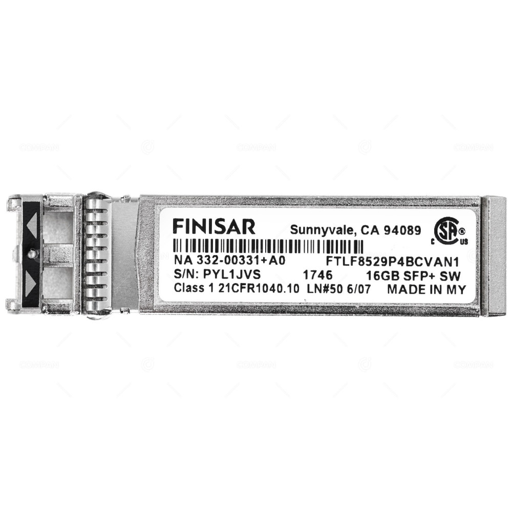 332-00331 NETAPP 16GB SFP+ 850NM OPTICAL TRANSCEIVER