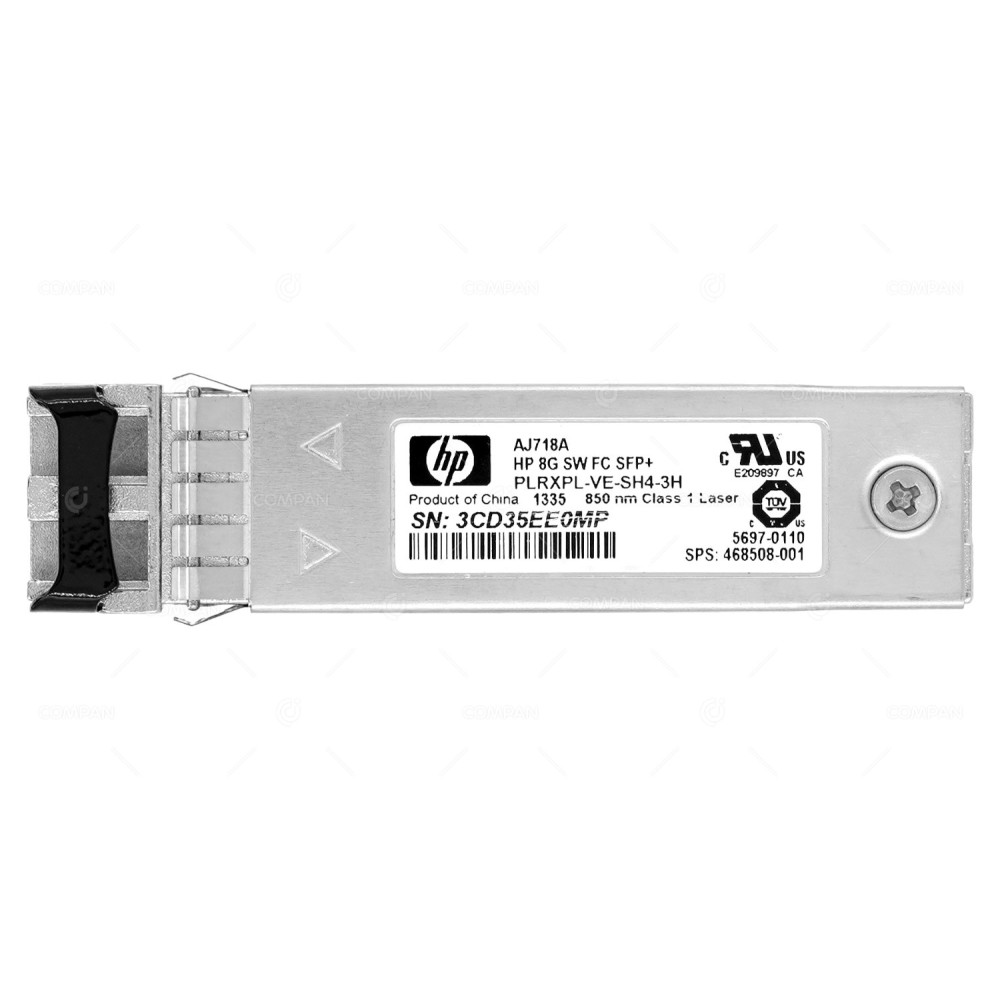468508-001 HP 8GB SW B-SERIES FC SFP+ OPTICAL TRANSCEIVER