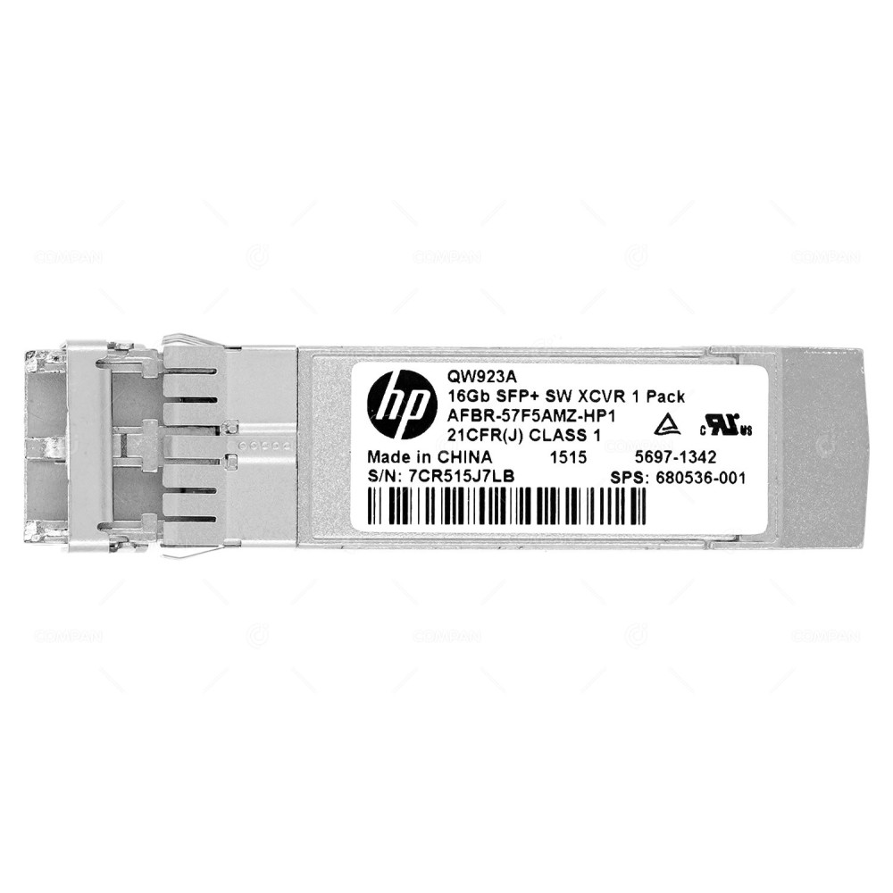680536-001 HP 16GB SFP+ SW XCVR FC OPTICAL TRANSCEIVER