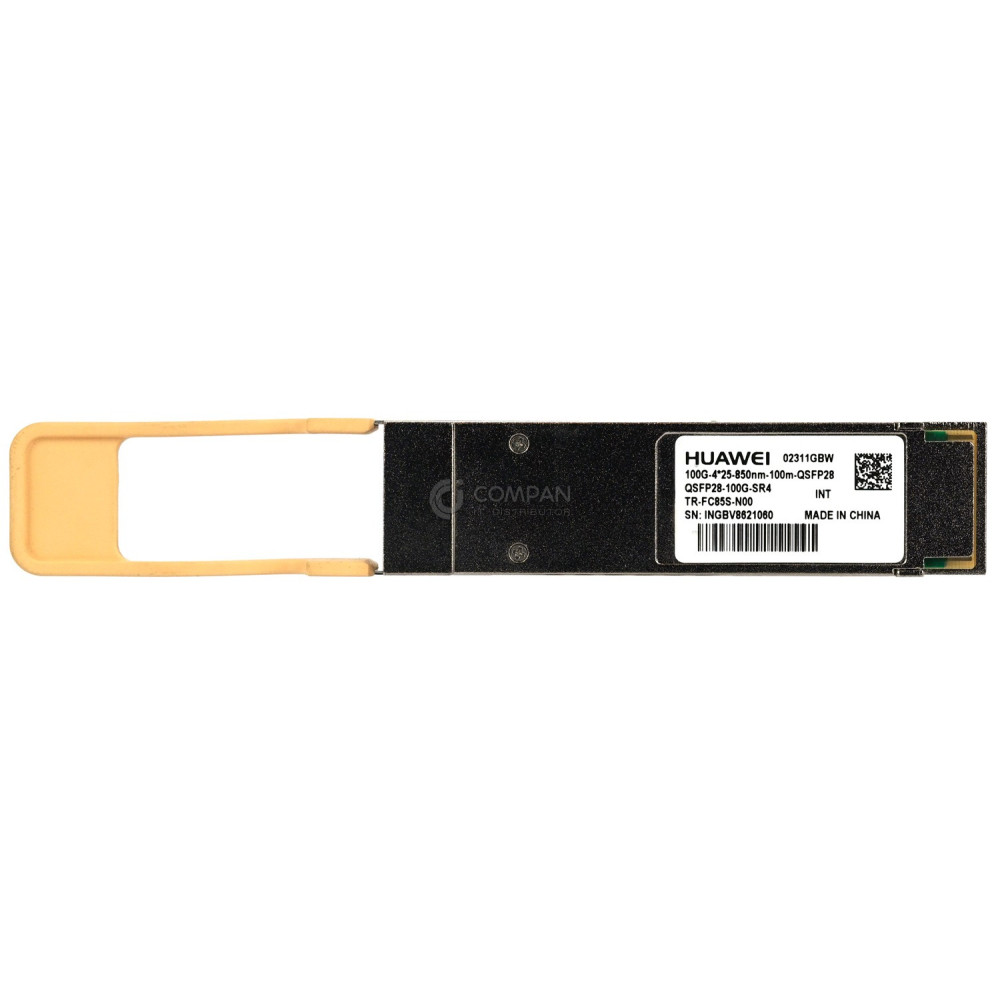 02311GBW HUAWEI 100GBASE-SR4 QSFP28 4*25-850NM 100M OPTIC TRANSCEIVER MODULE