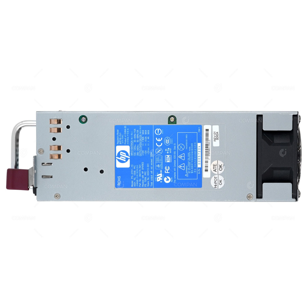 406413-001 HP 725W POWER SUPPLY FOR HP PROLIANT ML350 G4