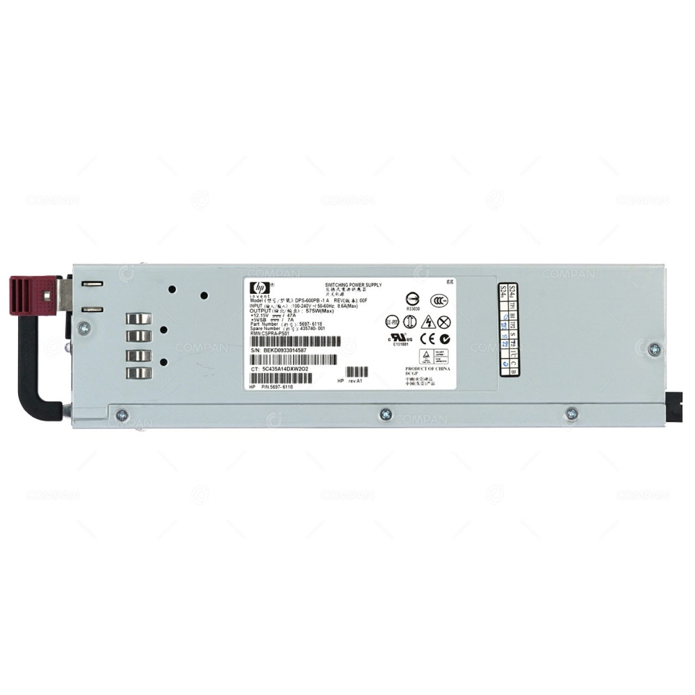 435740-001 HP 575W POWER SUPPLY FOR HP EVA4400