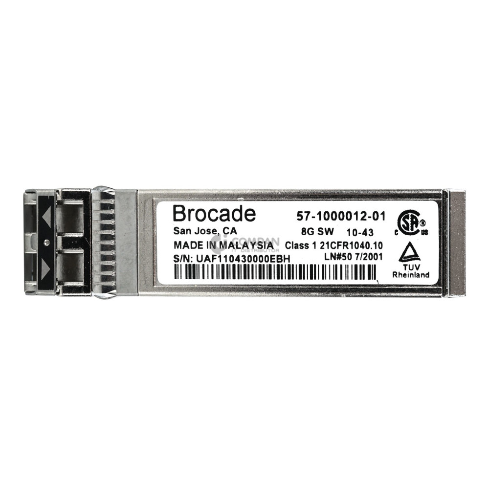 57-1000012-01 BROCADE 8GB SW SFP+ 850NM GBIC TRANSCEIVER