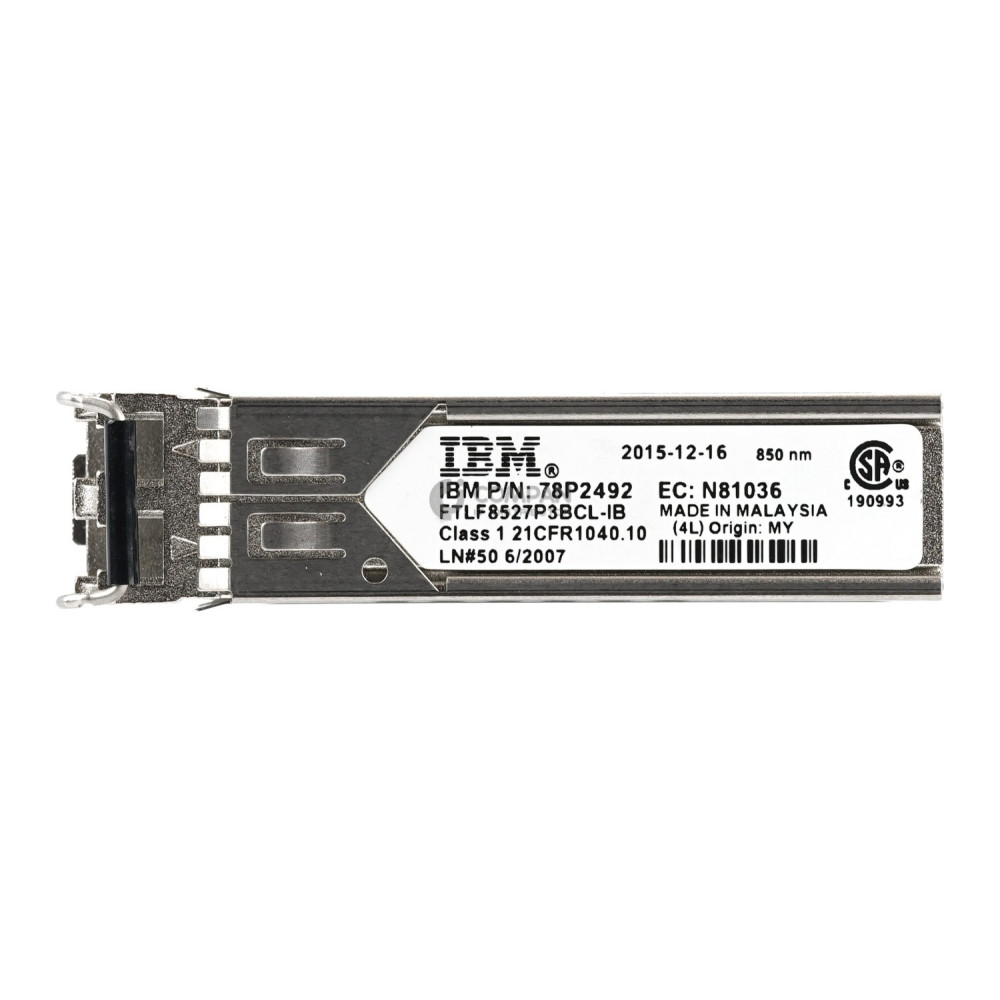 78P2492 IBM 8GB 850NM SW SFP+ OPTICAL TRANSEIVER
