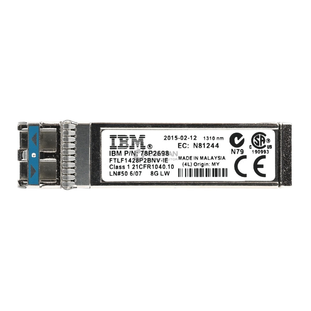 78P2698 IBM 8GB 10KM 1310NM SFP+ LW OPTICAL TRANSCEIVER
