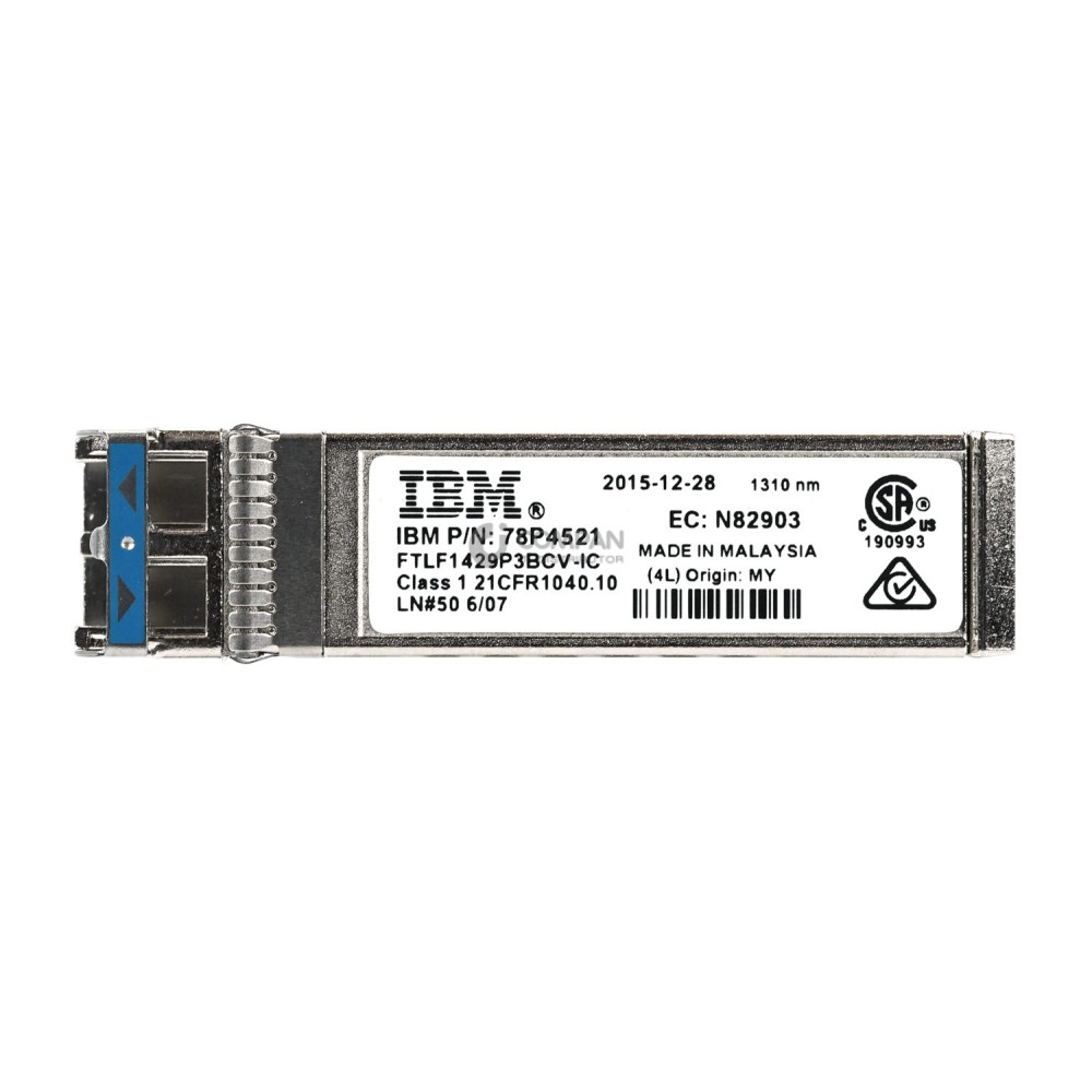 78P4521 IBM 16GB SFP+ 1310NM 10KM OPTICAL TRANSCEIVER