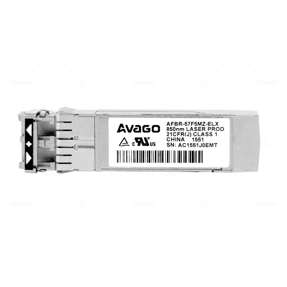 AFBR-57F5MZ-ELX AVAGO 16GB/S SFP+ FC 850NM FIBRE CHANNEL OPTICAL TRANSCEIVER