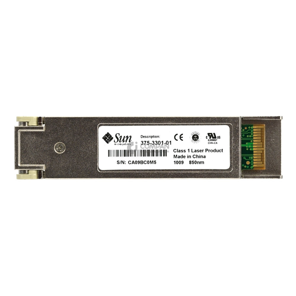 375-3301-01 F-S SUN 10GBASE 850NM OPTICAL MULTIMODE FIBRE TRANSCEIVER MODULE