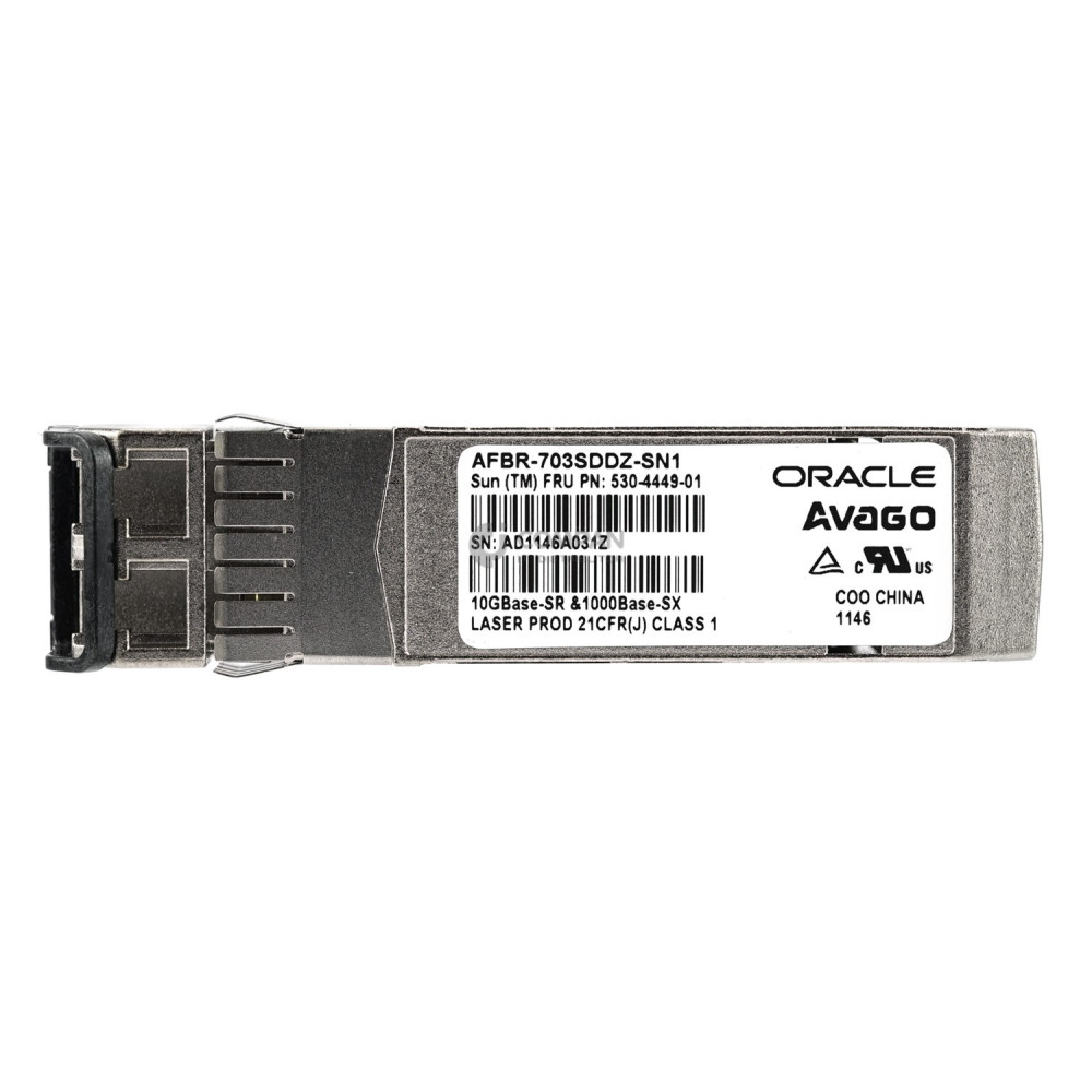 530-4449-01 SUN ORACLE 10GB/S SFP+ SR SX 850NM OPTICAL TRANSCEIVER