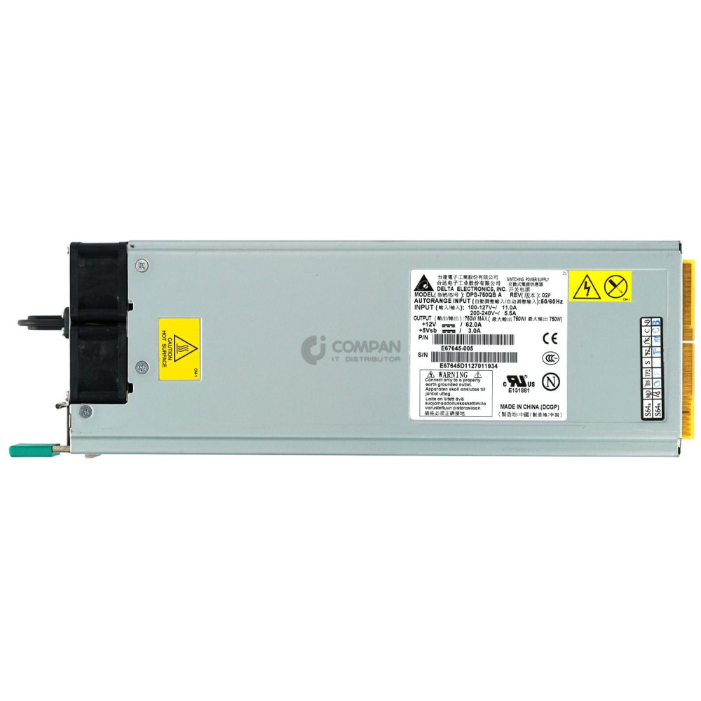 E67645-005 INTEL 750W POWER SUPPLY HOT-SWAP FOR SR2600 SR2625