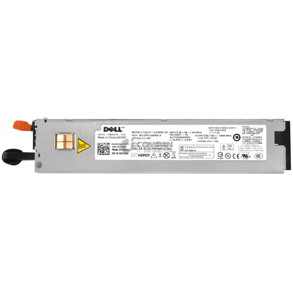 H318J DELL 500W POWER SUPPLY FOR DELL POWEREDGE R410
