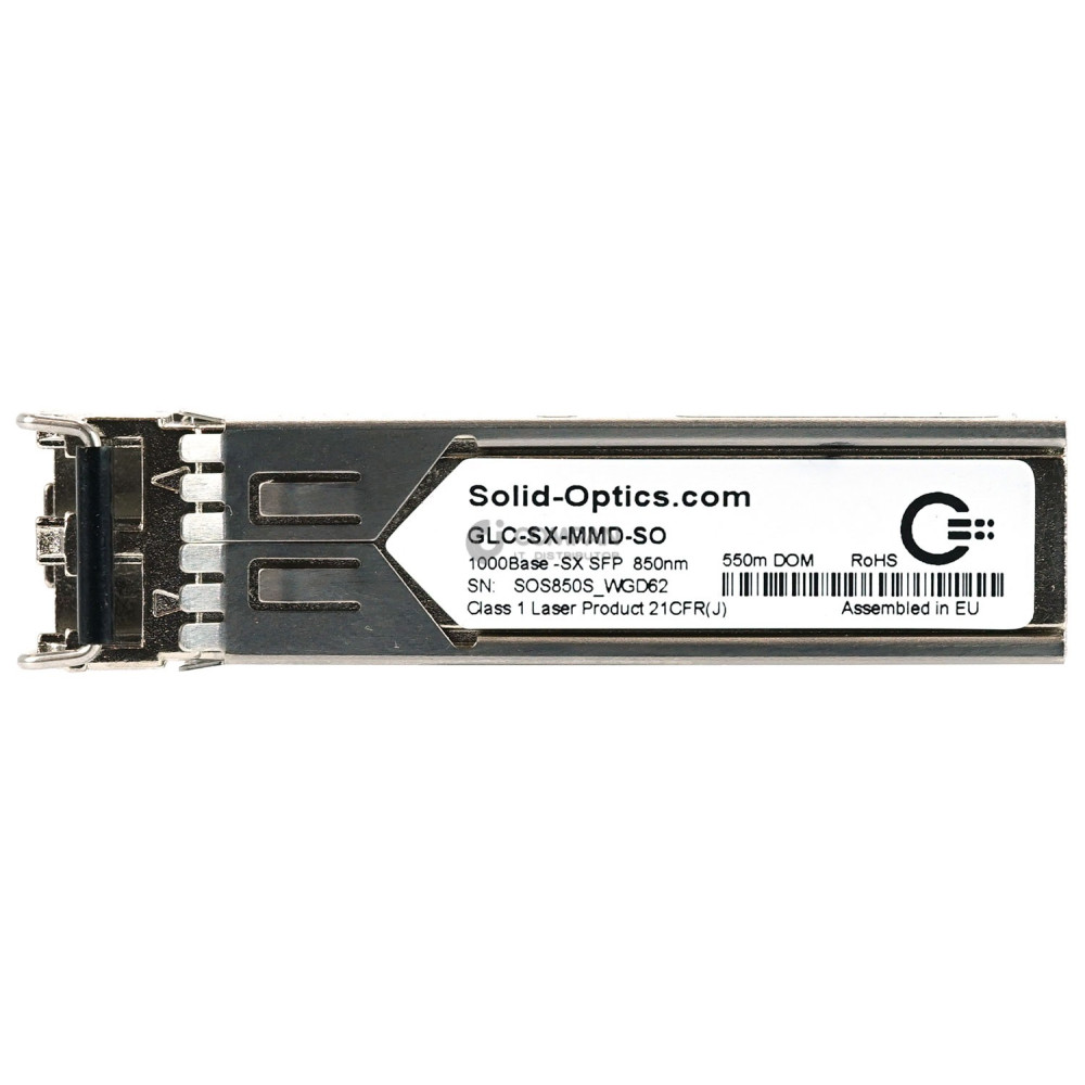 GLC-SX-MMD-SO SOLID OPTICS 1000BASE SX SFP 850NM 550M OPTICAL TRANSCEIVER